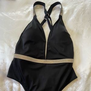 BRAND NEW VICTORIA’s SECRET SHINE ONE PIECE SWIM SUIT